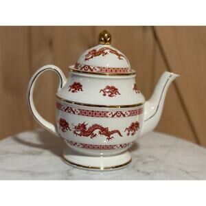 Antique Price Kensington England Red Dragon Teapot